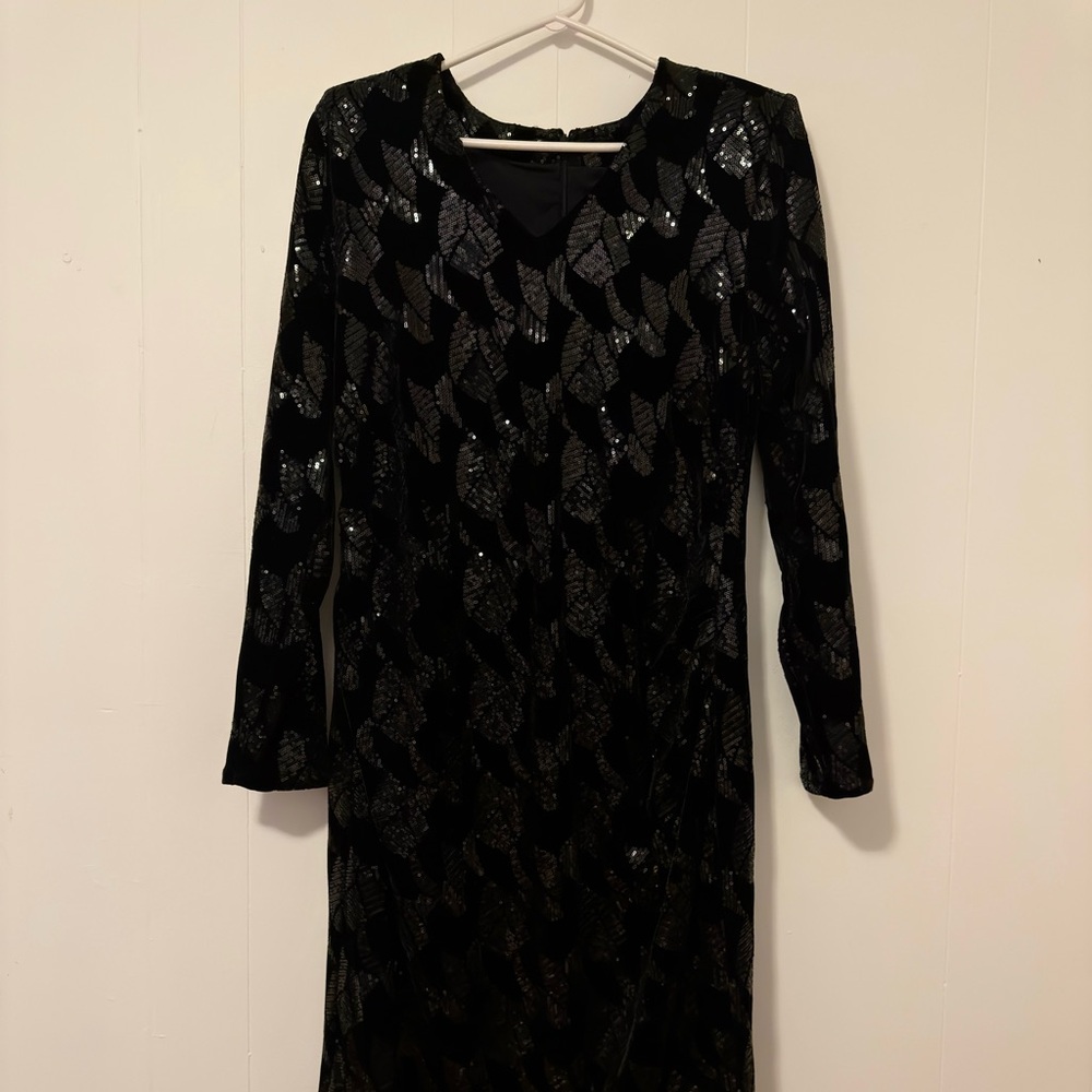 Carmakoma Black Sequin Dress